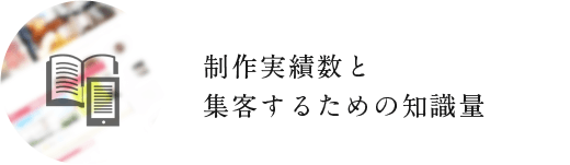 制作実績数と情報量